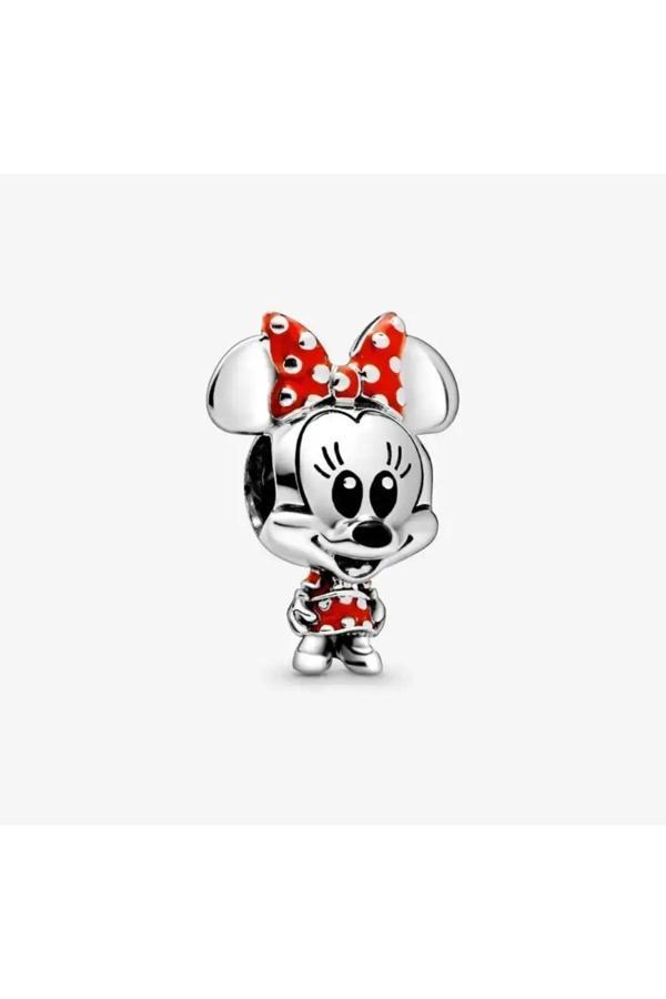 Asafaccessory Mickey Mouse Charmlar Gümüş Kaplama gri Tek Ebat - Image 1
