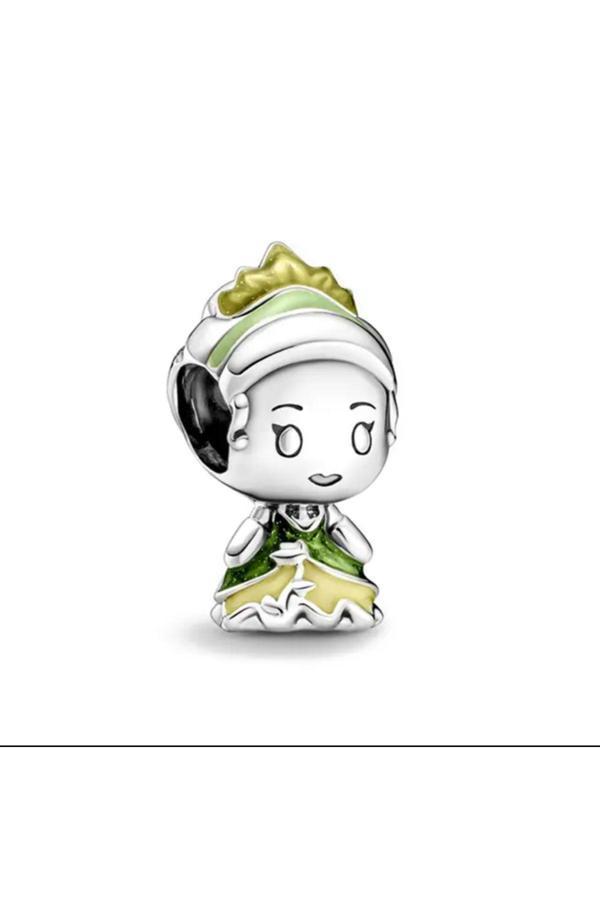 Asafaccessory Disney Prensesleri Charm Gümüş Kaplama gri Tek Ebat - Image 1