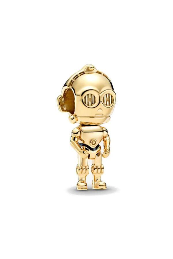 Asafaccessory Star Wars Charm Gümüş Kaplama Altın Tek Ebat - Image 1