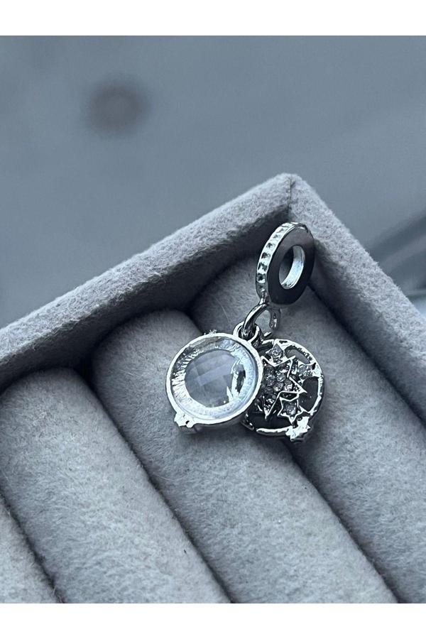 Asafaccessory Mercek Yıldız Charm Gri  - Image 1
