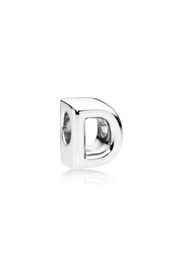 Asafaccessory Harf Charm Gümüş Kaplamadır Gümüş Tek Ebat - Image 1