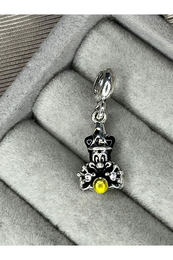 Asafaccessory Mickey Mouse Disney Charm < Gümüş Kaplama Gri Battal Standart - Image 1
