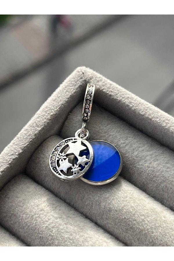 Asafaccessory Gökyüzü Ay Yıldızlar Charm  Gri  - Image 1