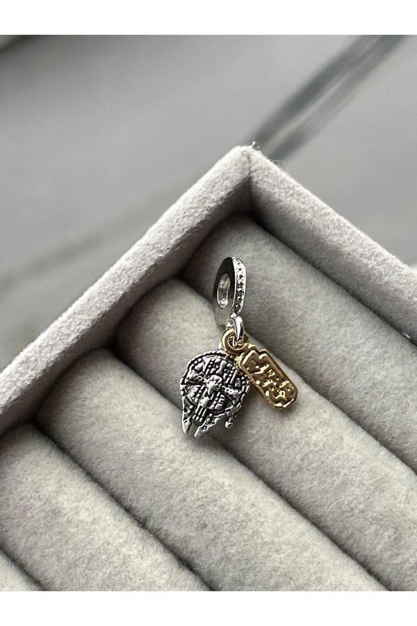 Asafaccessory Star Wars Charm Gümüş Kaplama Gri M - Image 1