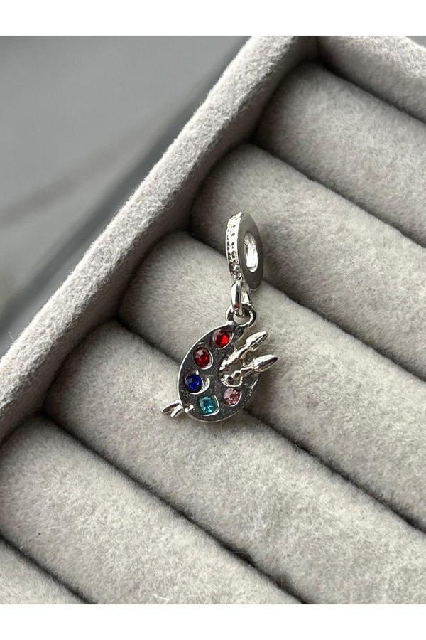 Asafaccessory Sallantılı Charm ( Gümüş Kaplama Gri M - Image 1