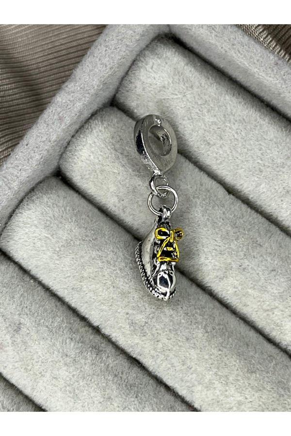Asafaccessory Sallantılı Charm ( Gümüş Kaplama Gri M - Image 1