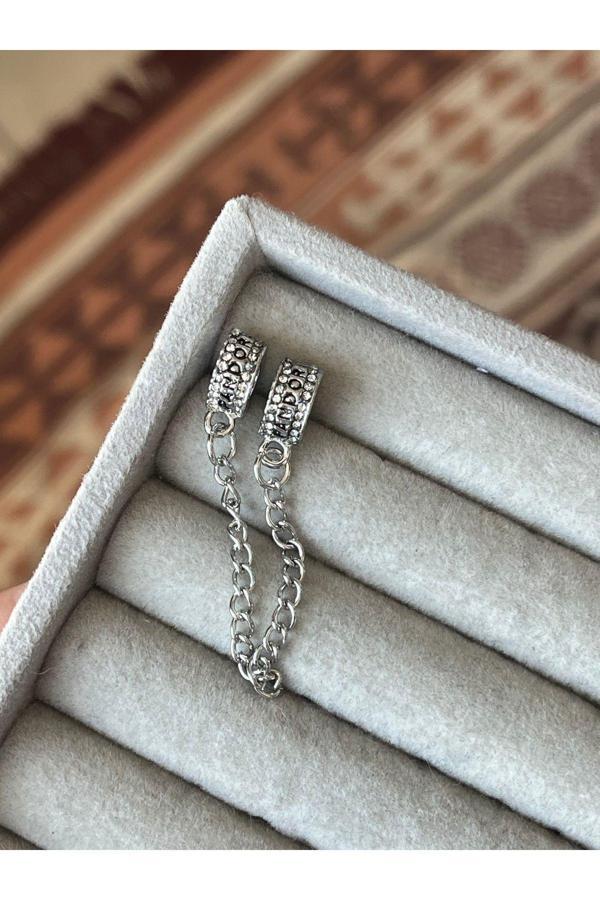Asafaccessory Güvenlik Zinciri Charm Gri L - Image 1
