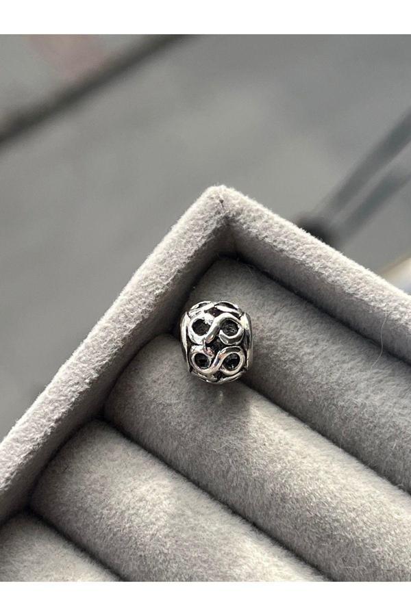 Asafaccessory Kafes İşi Sonsuzluk Charm Gri  - Image 1
