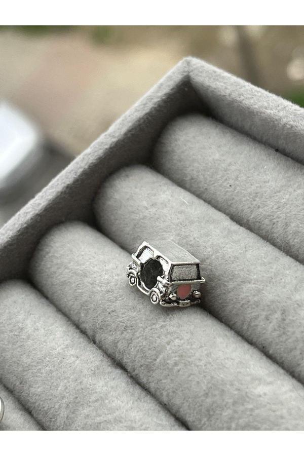 Asafaccessory Araba Charm Gümüş Kaplama gri Tek Ebat - Image 1