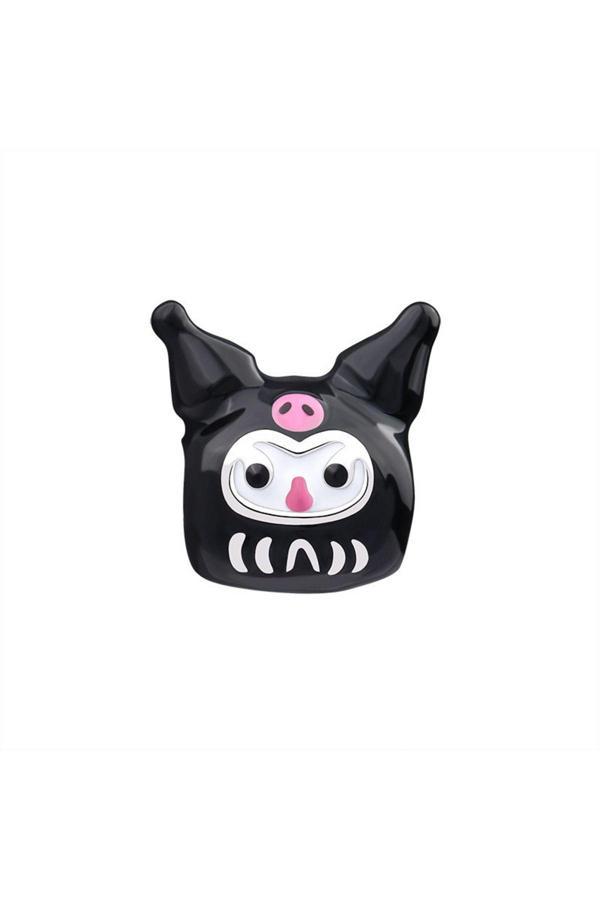Asafaccessory Hello Kitty Ve Kuromi Charmlar Gümüş Kaplama Gri N - Image 1