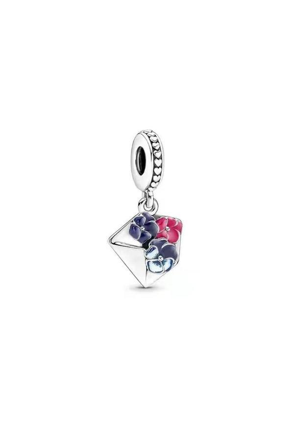 Asafaccessory Hercai Mektup Charm Gümüş Kaplama Gri S - Image 1
