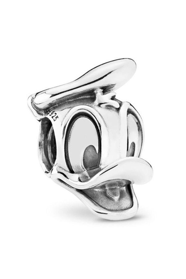 Asafaccessory Duffy Duck Ördek Charm Gümüş Kaplama Gri Battal Standart - Image 1