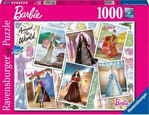 Ravensburger 1000 Parça Puzzle Barbie Ülkeler 165025 - Image 1