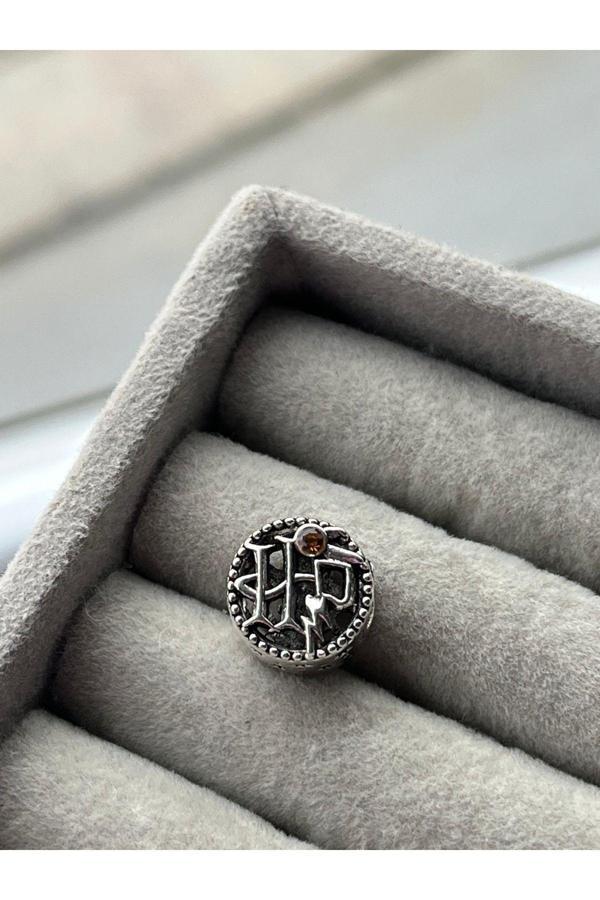 Asafaccessory Harry Potter Hp Charm Gümüş Kaplama Gri Tek Ebat - Image 1