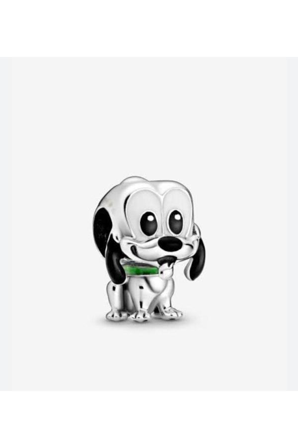 Asafaccessory Pluto Köpek Charm Gümüş Kaplama Gri #1 - Image 1