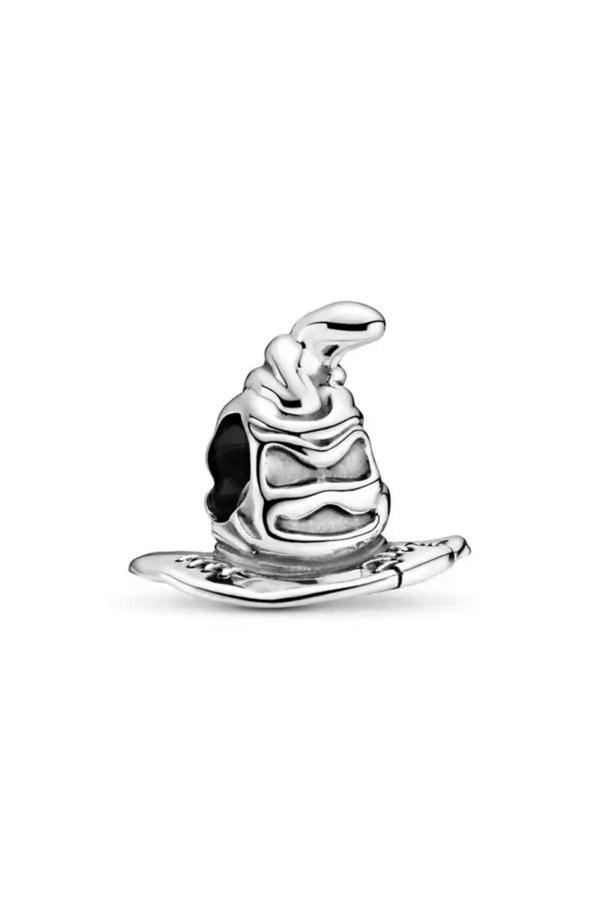 Asafaccessory Harry Potter Seçmen Şapka Charm Gümüş Kaplama Gri Tek Ebat - Image 1