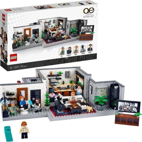 LEGO Icons Queer Eye Fab 5 Çatı Katı 10291 +18 Yaş (974 Parça) - Image 1