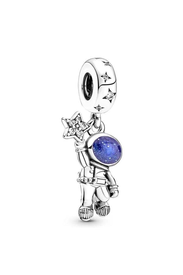 Asafaccessory Astronot Charm Gümüş Kaplama Gümüş Tek Ebat - Image 1