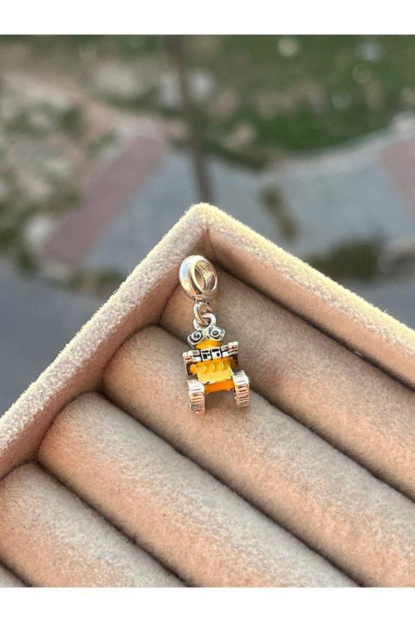 Asafaccessory Wall-E Sarı Robot Charm Sarı #1 - Image 1