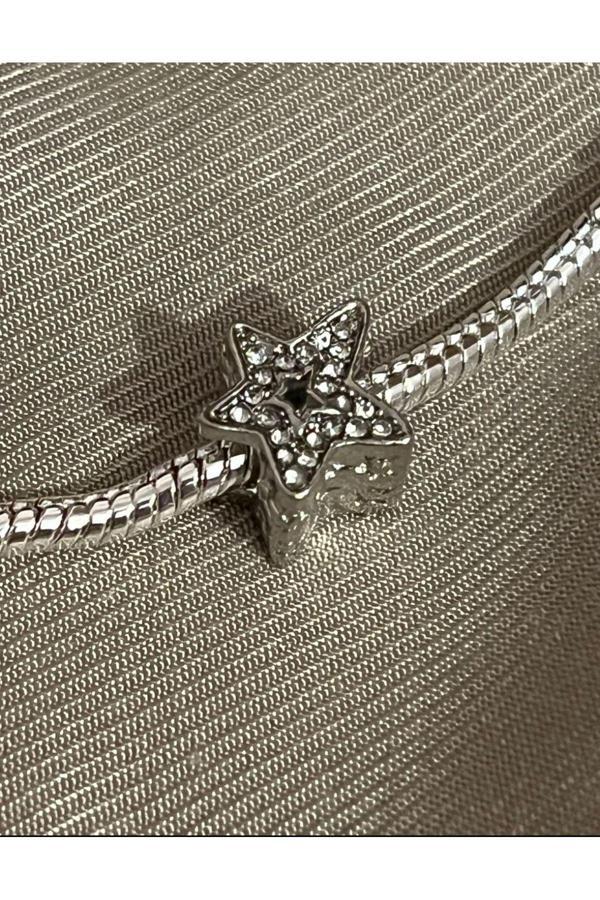 Asafaccessory Asimetrik Yıldız Charm Gümüş Kaplama Gümüş Tek Ebat - Image 1