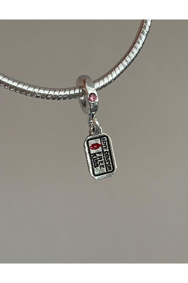 Asafaccessory Love Coupon Charm Aşk Kuponu Charm Gümüş Kaplama Gümüş Tek Ebat - Image 1