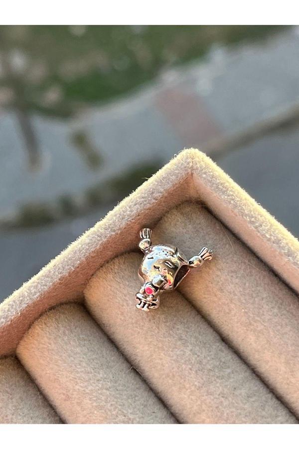 Asafaccessory Çocuk Charm Gümüş Kaplama gri #1 - Image 1