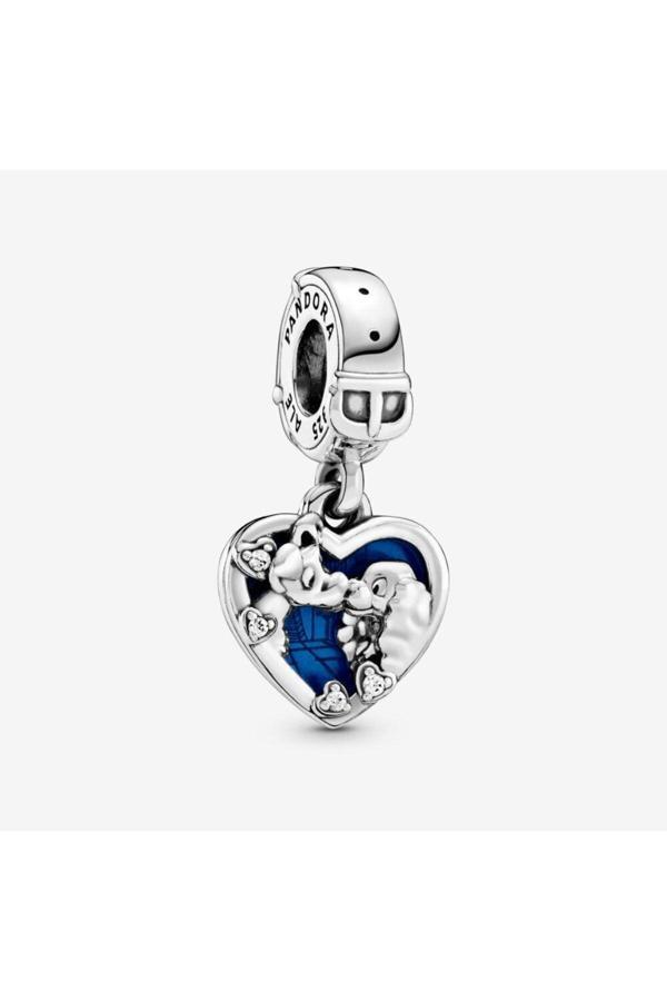 Asafaccessory Disney Leydi Ve Serseri Charm Gümüş Kaplama Gri Tek Ebat - Image 1