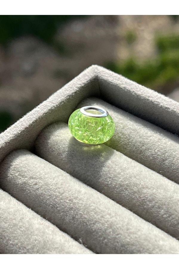 Asafaccessory Yeşil Murano Charm ~ Yeşil Tek Ebat - Image 1