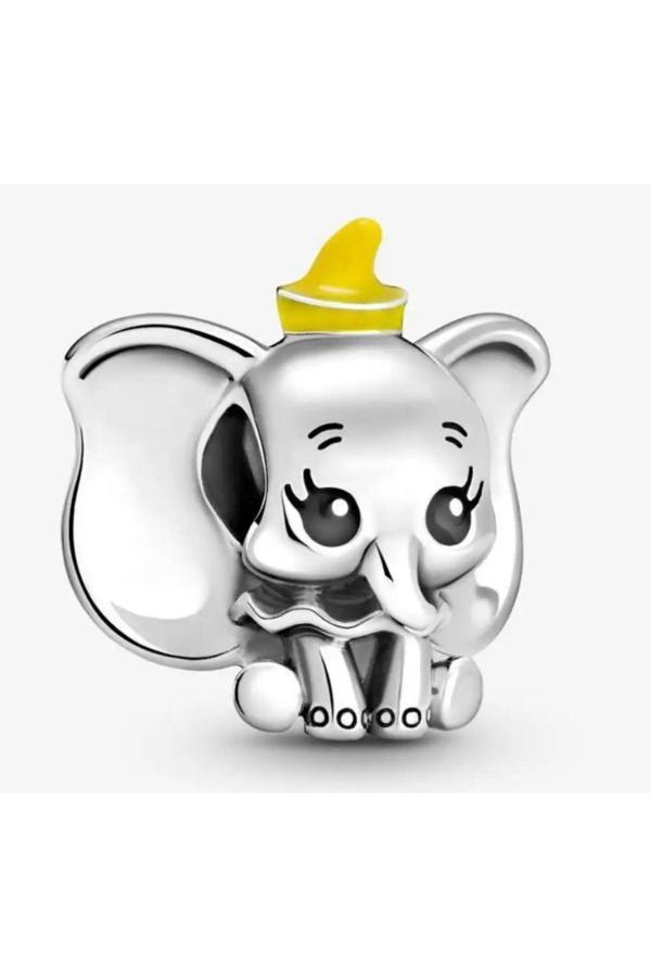 Asafaccessory Dumbo Fil Charm Gümüş Kaplama Gümüş Tek Ebat - Image 1