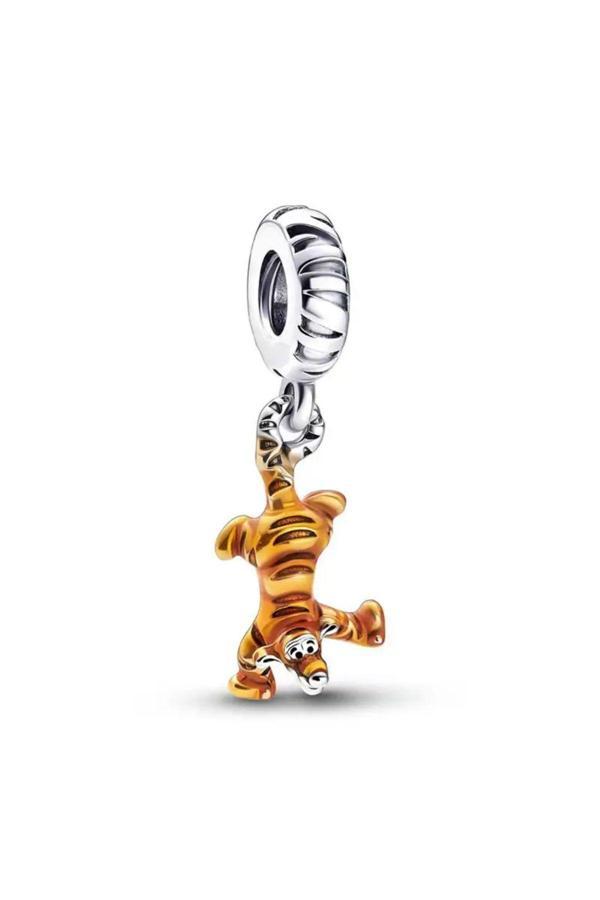 Asafaccessory Kaplan Tigger Charm Winnie The Pooh Gümüş Kaplama Gümüş Tek Ebat - Image 1