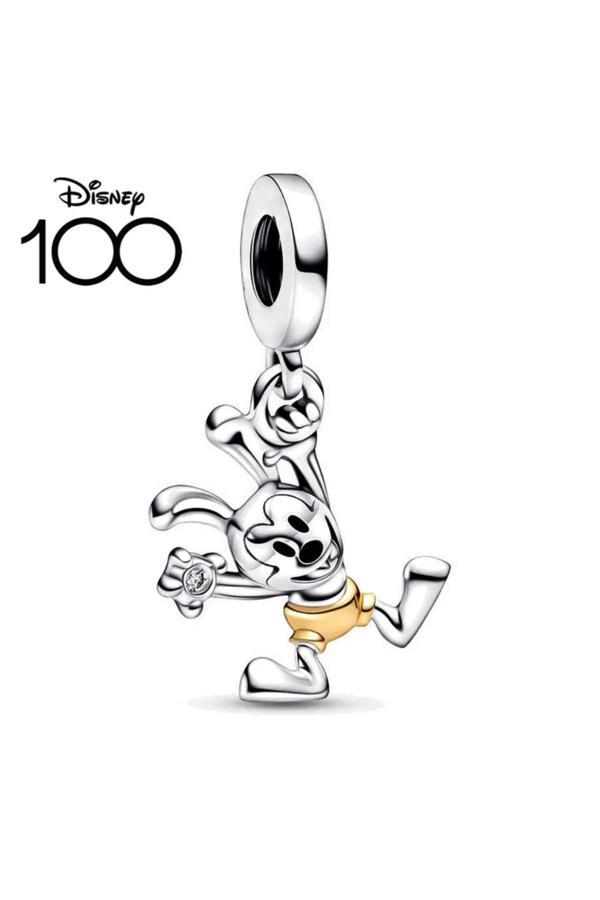 Asafaccessory Disney 100. Yıl Dönümü Oswald Sallantılı Charm Gümüş Kaplama Gümüş Tek Ebat - Image 1