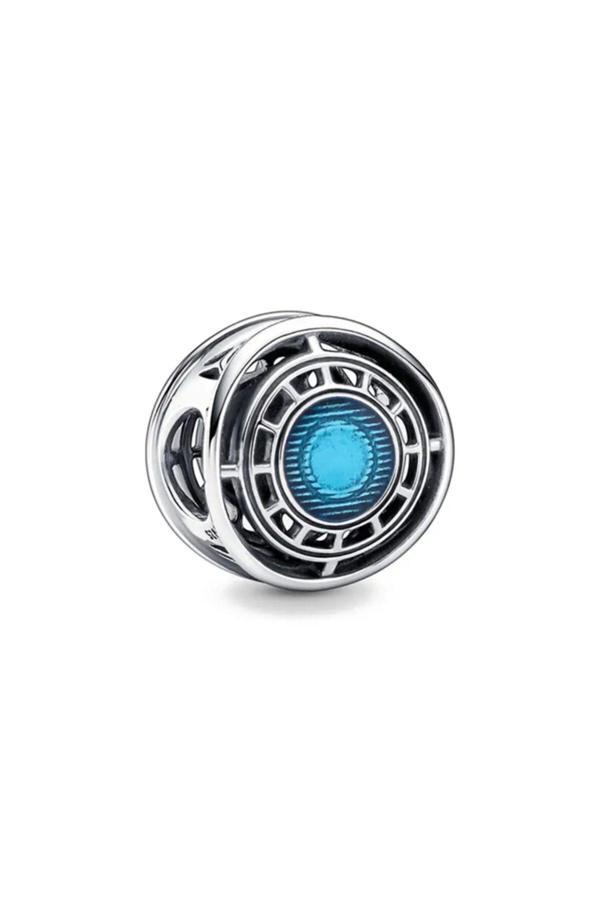 Asafaccessory İron Man Reaktör Charm Gümüş Kaplama Gümüş Tek Ebat - Image 1