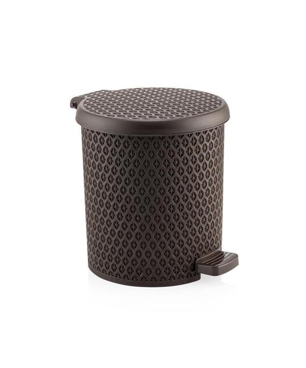 Omnipazar SY-4313 Safir Plastik Pedallı Çöp Kovası 3,5 lt  - Image 1
