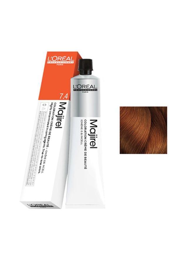 Loreal Professionnel Majirel 7.4 Kumral Bakır 50 ml Saç Boyası - Image 1