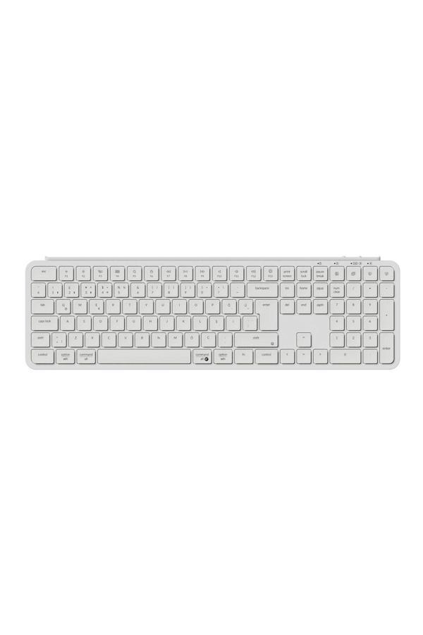 Keychron B6 Pro %100 Full Size Ultra-Slim 2.4 GHz Türkçe Kablosuz Beyaz Klavye - Image 1