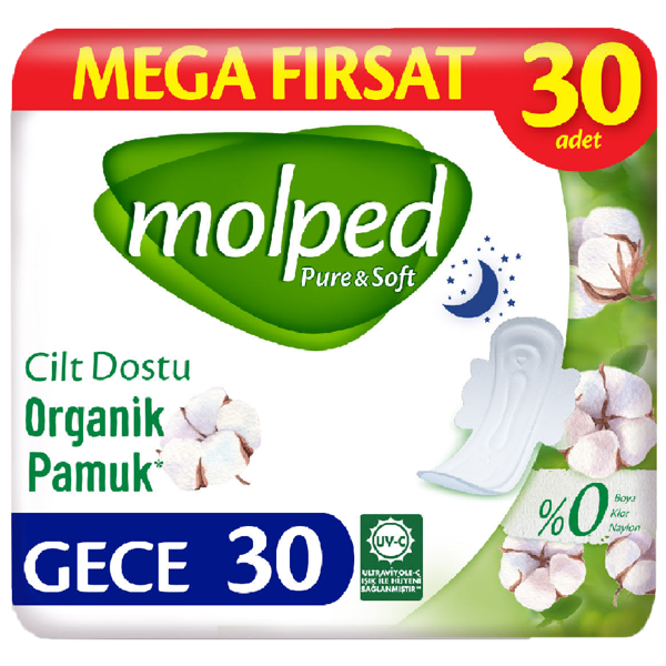 Molped Pure Soft Gece Mega Fırsat Paketi 30'lu - Image 1
