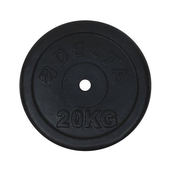 Delta 20 Kg x 1 Adet Siyah Döküm Plaka Ağırlık Flanş - Image 1