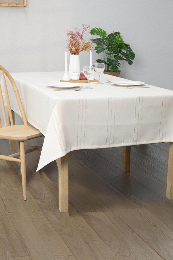 Neva Leke Tutmaz Masa Örtüsü 160x220 - Bej - Image 1