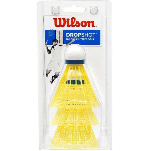 Wilson Dropshot 3 CLAMSHEL YE Sarı Badminton Topu WRT6048YE - Image 1