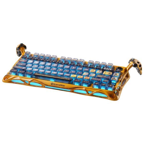 GravaStar Mercury K1 Pro RGB Kablosuz Mekanik Gaming Klavye, Alüminyum Çerçeveli, İngilizce Q, Speci - Image 1