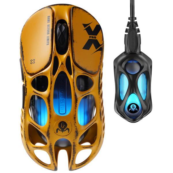 GravaStar Mercury XPro RGB 32K DPI Optik Gaming Mouse+8K Dongle, Kablosuz, Magnezyum Alaşımlı, Progr - Image 1
