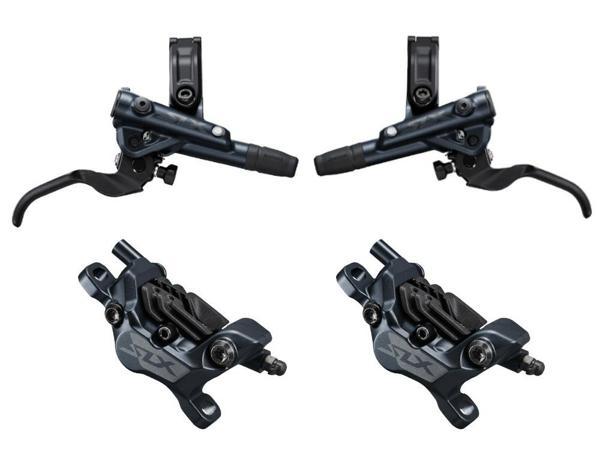 Shimano SLX BL-M7100+BR-M7120 4 Piston Ön Arka Hidrolik Disk Fren Seti - Image 1