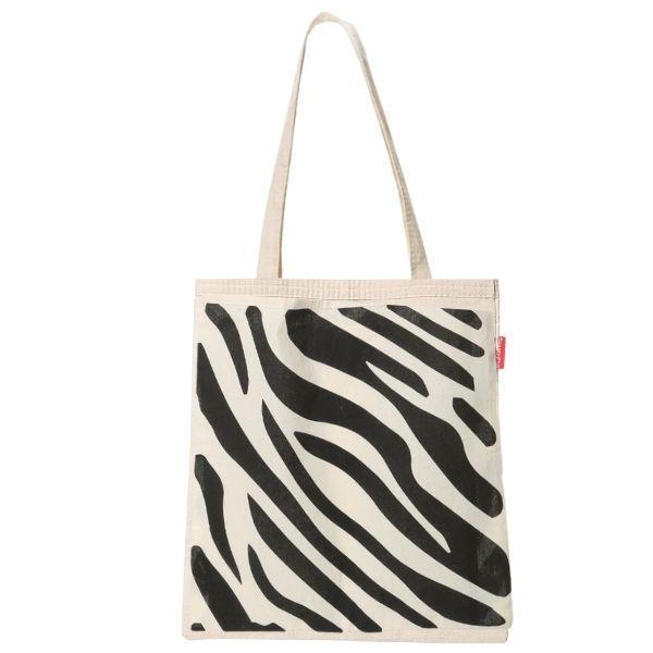 Baghashtag Zebra Desenli Bez Çanta - Image 1