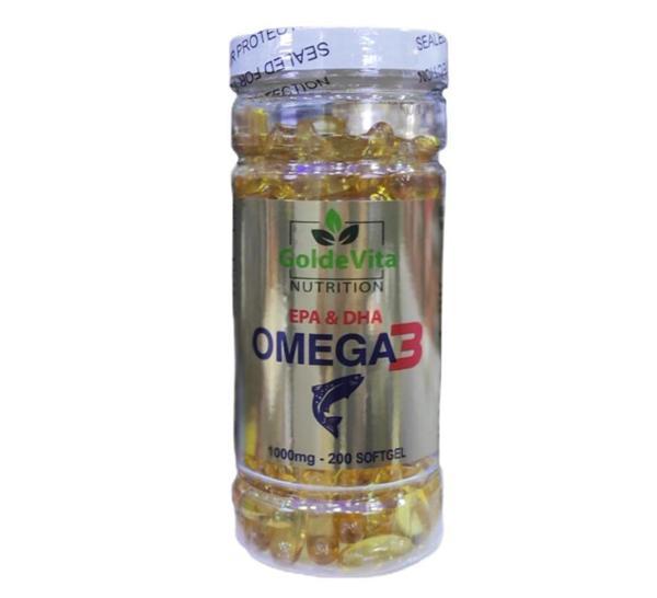 GoldeVita Omega 3 Balık Yağı 200 Yumuşak Softgel - Image 1