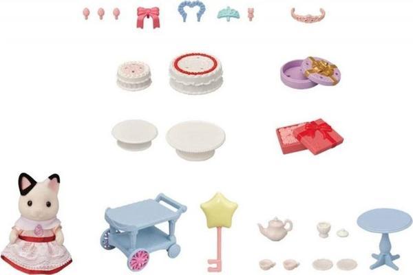 Sylvanian Families Parti Zamanı Oyun Seti Smokin Kedi Kız 5646 - Image 1