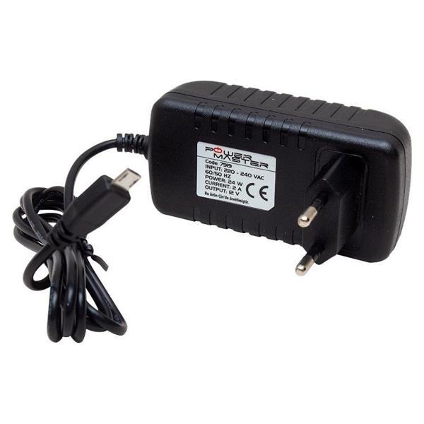 Powermaster PM-7919 12 Volt - 2 Amper Micro Usb Tablet Pc Adaptörü - Image 1