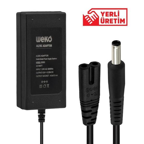 Weko 12 Volt 3.25 Amper 4.5x3.0mm Uçlu Notebook Adaptör - Image 1
