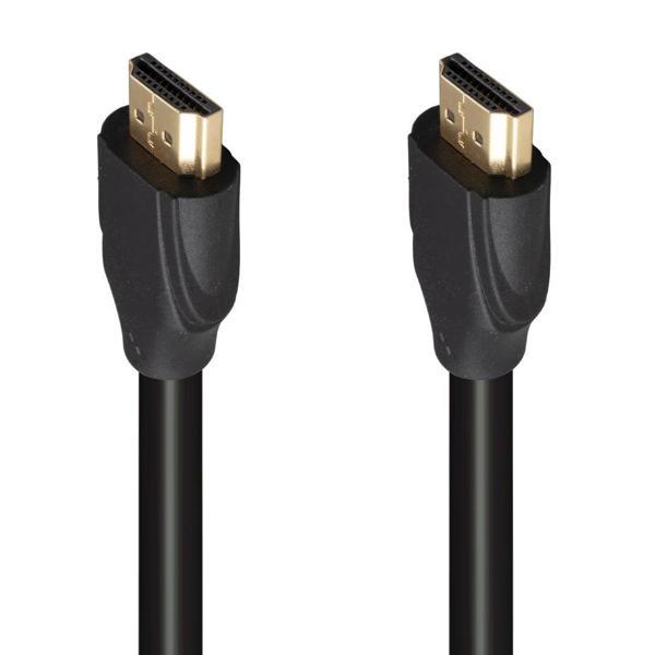 Fully G-507K Plastik Düz Siyah 25 Metre Gold Poşetli Hdmi Kablo - Image 1