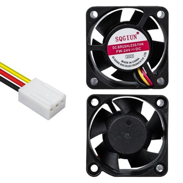 Powermaster IC-216 3P Kablolu 40X40X20 Mm 24 Volt Fırçasız DC Kasa Fanı - Image 1