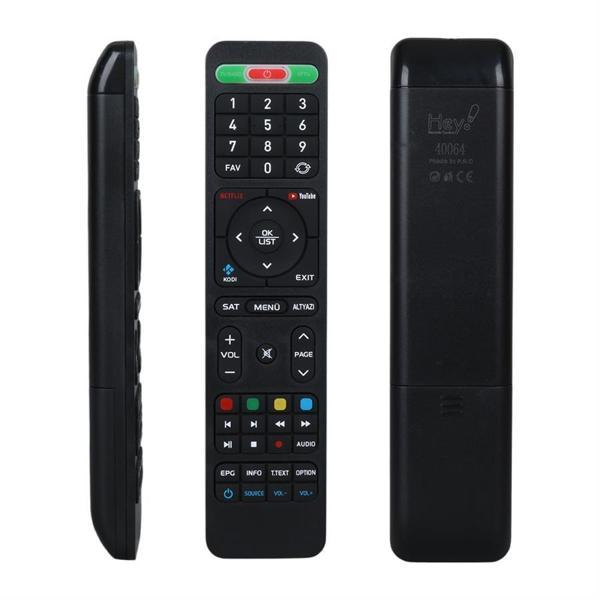Hey Hiremco Turbo 4K Netflix Youtube Tuşlu HD Uydu Kumandası - Image 1
